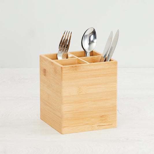 Bamboo Wooden Cutlery Holder Online