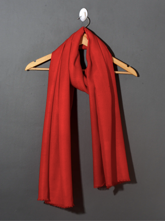 Bright Red Pashmina Shawl Online