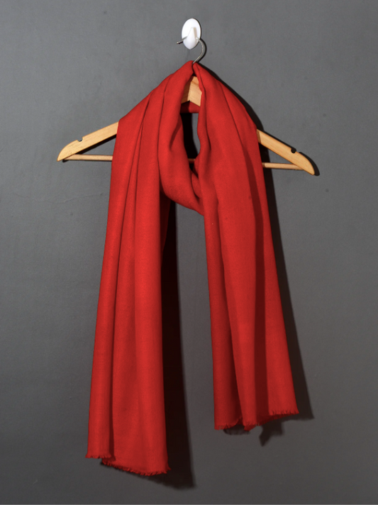 Bright Red Pashmina Shawl Online